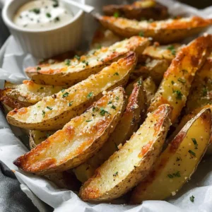 Next-Level Irresistible Baked Garlic Parmesan Potato Wedges Recipe — Faster Than Takeout