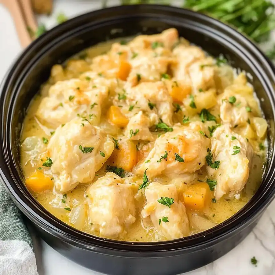 Viral Cozy CrockPot Chicken and Dumplings Recipe to Savor — Ultimate Comfort Food Classic