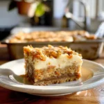 Kid-Approved Delicious Carrot Cake Cheesecake Bars – Fluffy, Tangy & Perfectly