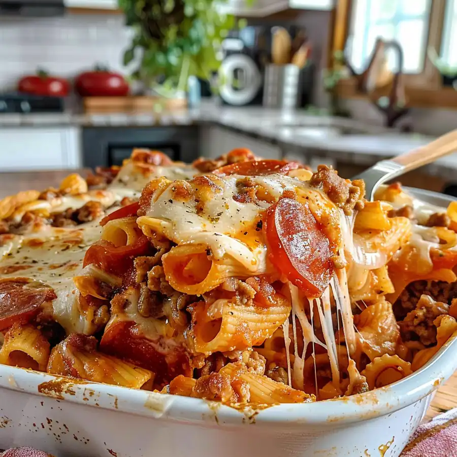 Next-Level Easy Pizza Pasta Bake Recipe for Busy Weeknights - WowCooks.com — 30-Min Family Dinner Everyone Loves