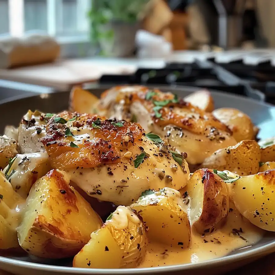 Make-Ahead Garlic Parmesan Chicken and Potatoes: The Ultimate Comfort Dish —