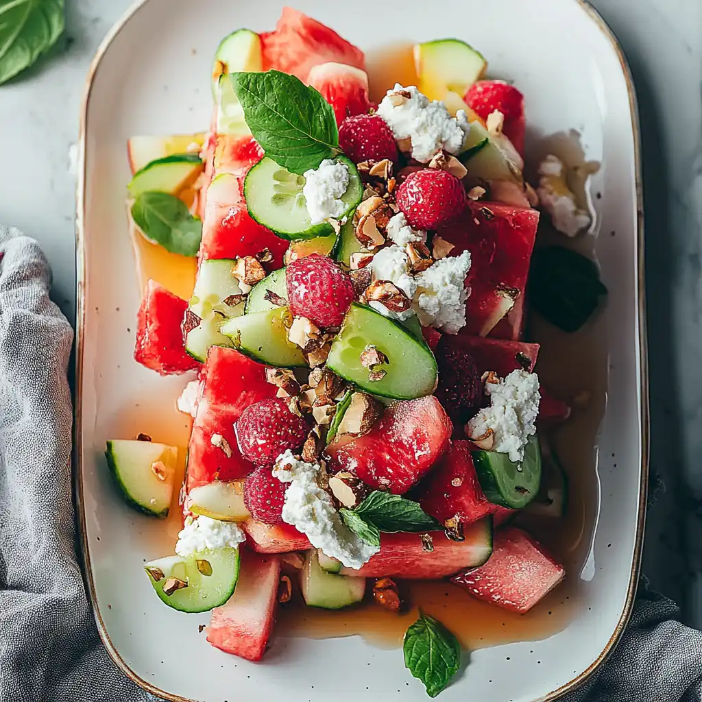 Crisp Apple Watermelon Salad: The Ultimate Summer Refreshment