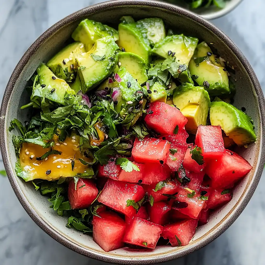 Cool Watermelon Avocado Salad: The Ultimate Summer Refreshment