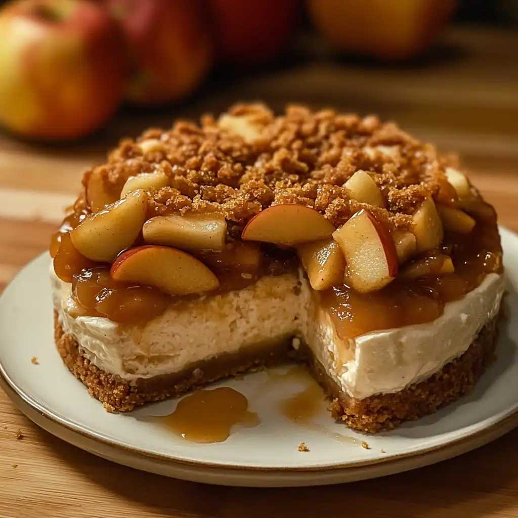 No-Bake Apple Pie Cheesecake: The Ultimate Fall Dessert Hack