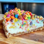 Rainbow Nostalgia: The Ultimate Fruity Pebbles Cheesecake