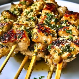 Garlic Parmesan Chicken Skewers—Sizzle Into Flavor