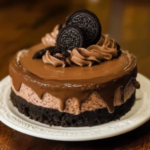No-Bake Oreo Nutella Cheesecake — Pure Chocolatey Bliss!