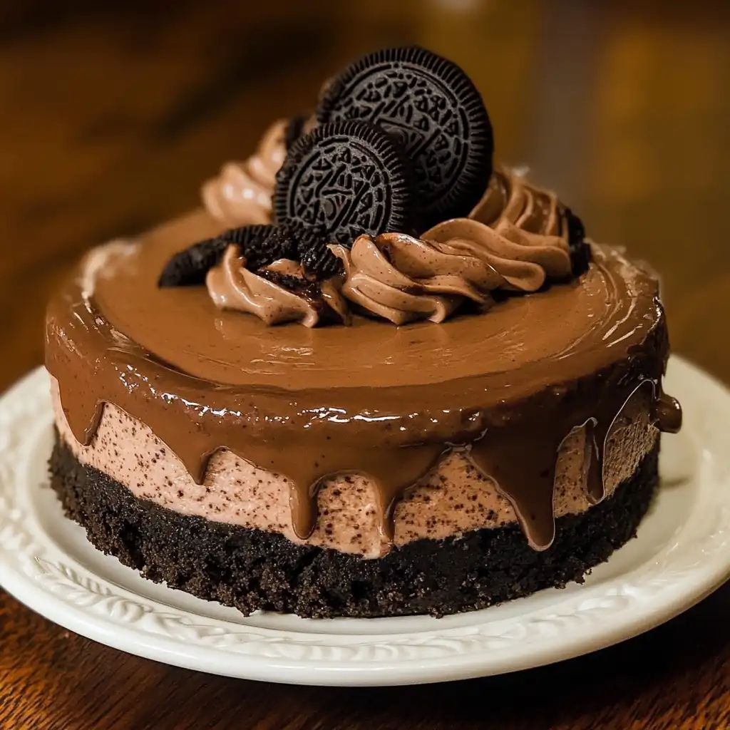 No-Bake Oreo Nutella Cheesecake — Pure Chocolatey Bliss!
