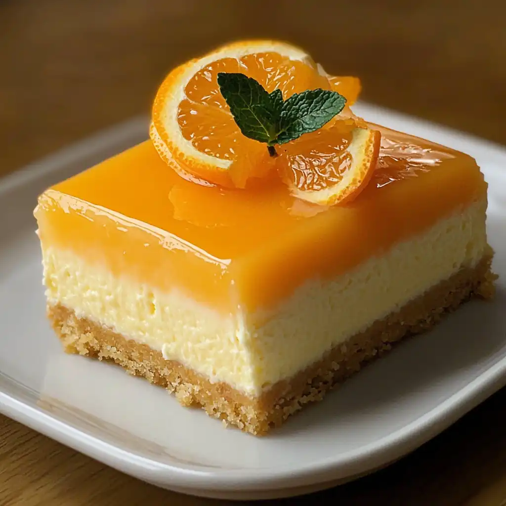 Creamy Orange Creamsicle Cheesecake Bars: A Summer Dream Dessert!