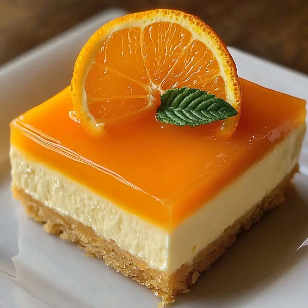 Creamy Orange Creamsicle Cheesecake Bars: A Summer Dream Dessert!