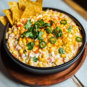 Cheesy Mexican Corn Dip — The Ultimate Party Crowd Pleaser!
