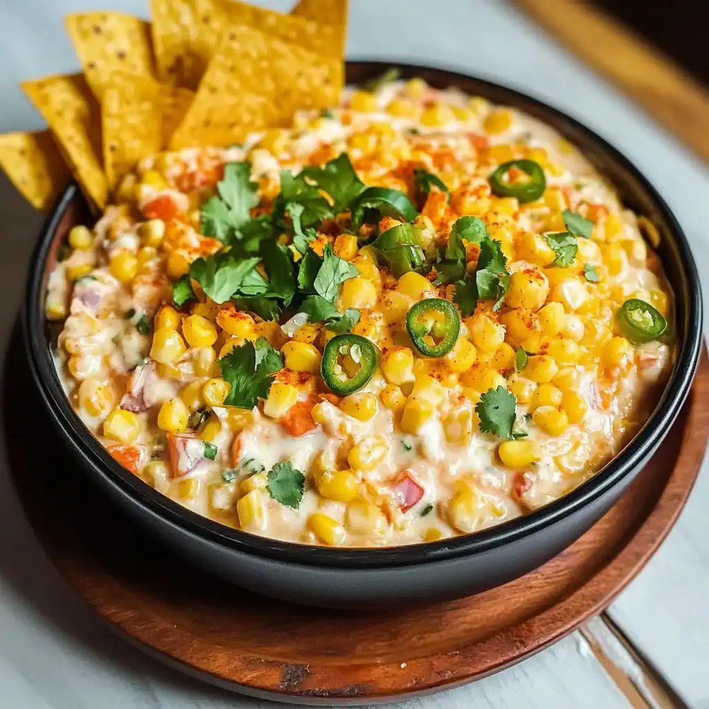 Cheesy Mexican Corn Dip — The Ultimate Party Crowd Pleaser!