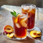 Peachy Iced Tea That Beats the Heat