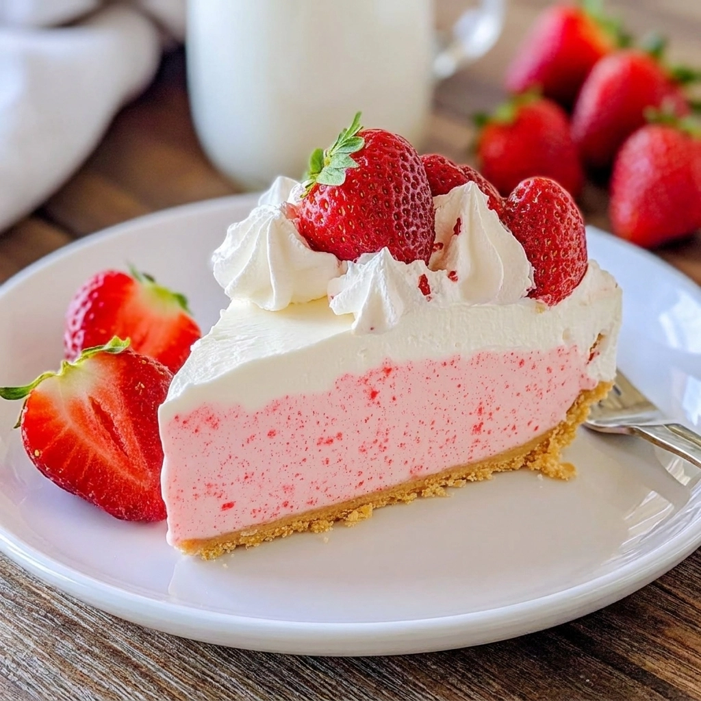 Easy Red White and Blue No-Bake Jello Cream Pie!