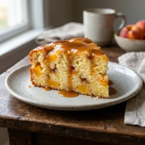 Peach Cake Recipe: Easy Brown Sugar Frosting for Perfect Summer Dessert | Summer Cake