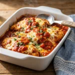 Crispy Chicken Parmesan Casserole Recipe – Easy Crowd-Pleasing Dinner | Cheesy Pasta Bake