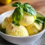 Zesty Lemon Basil Sorbet: The Ultimate Summer Cool-Down!