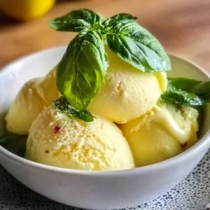 Zesty Lemon Basil Sorbet: The Ultimate Summer Cool-Down!