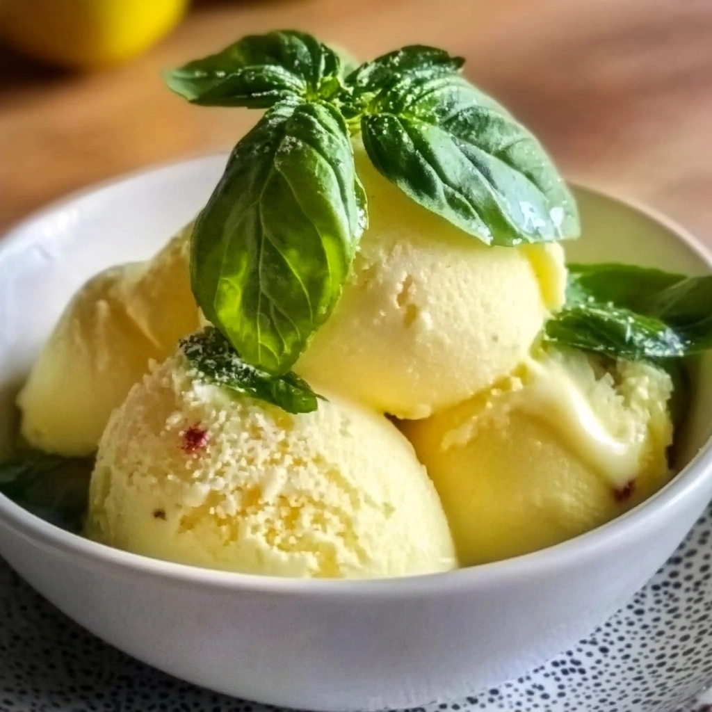 Zesty Lemon Basil Sorbet: The Ultimate Summer Cool-Down!