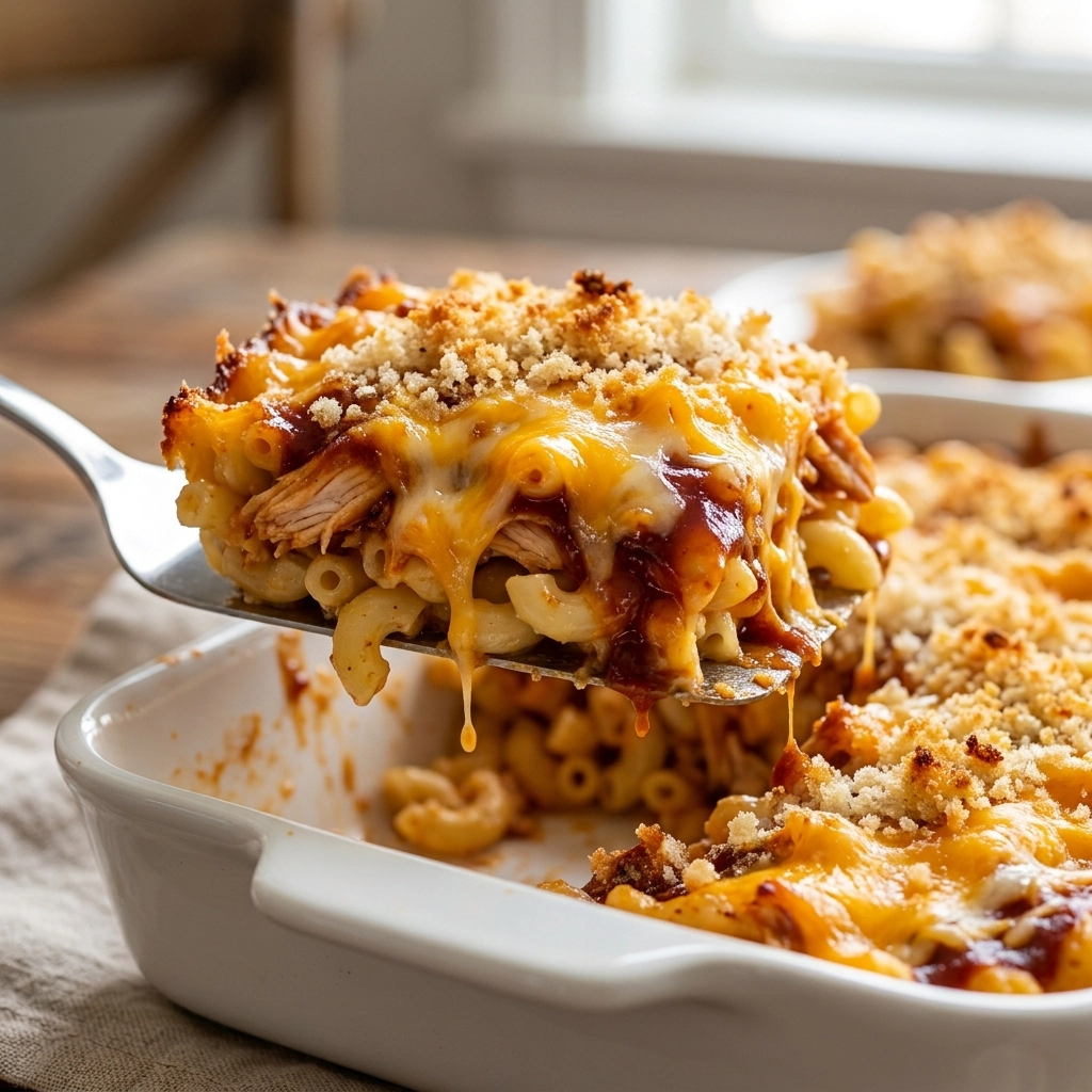 BBQ Chicken Mac and Cheese Casserole Recipe – Easy Family Dinner | Comfort Food Casserole