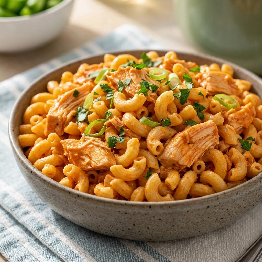 Creamy Buffalo Chicken Pasta Salad: A Crowd-Pleasing Comfort Dish | Easy Game Day Appetizer