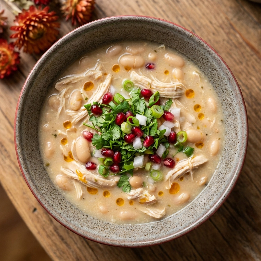 Cozy Crockpot White Chicken Chili Recipe: The Ultimate Easy Fall Comfort Meal | Slow