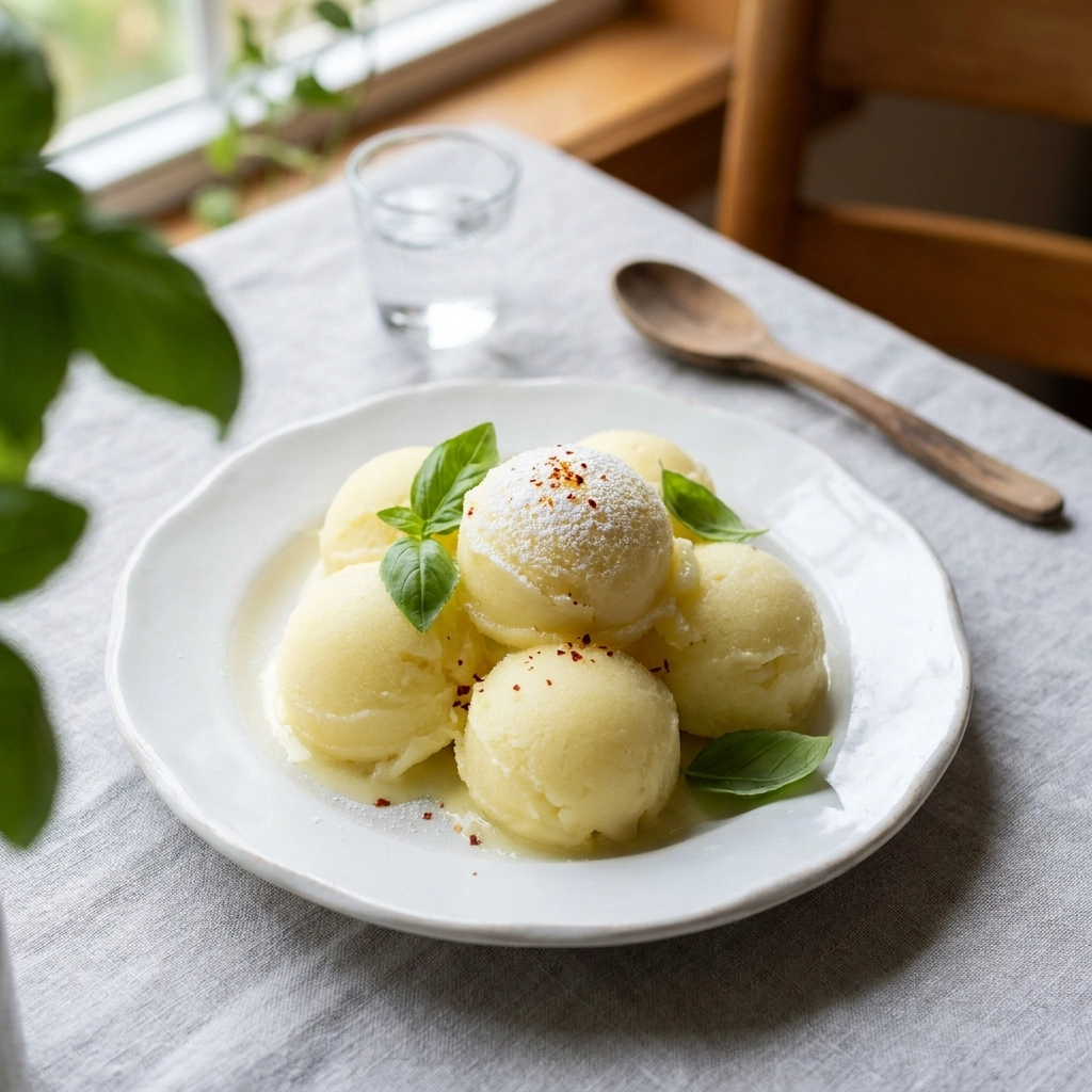 Zesty Lemon Basil Sorbet: The Ultimate Summer Cool-Down!