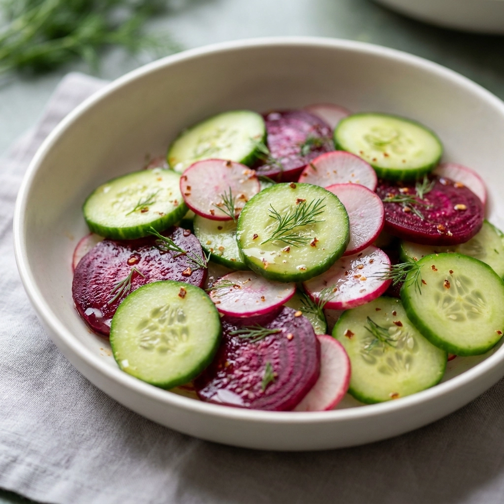 The Best Fresh Cucumber and Beet Salad Recipe | Healthy Summer Side Dish