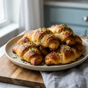 Garlic Parmesan Crab Crescent Bake | Easy Seafood Casserole Recipe
