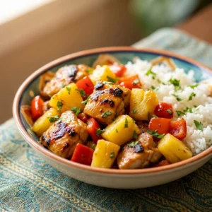 Pineapple Chicken and Rice: A Tropical Culinary Delight | Easy Pineapple Chicken Dinner