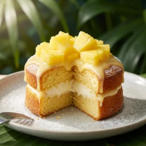 Pineapple Heaven Cake: A Delightful Tropical Treat! | Easy Pineapple Cake Recipe