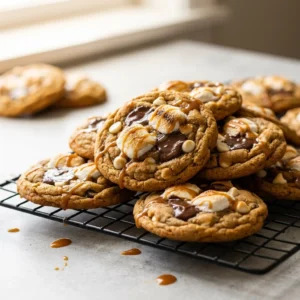 Irresistible Pumpkin S’mores Cookies for Fall Delight | Easy Pumpkin Cookie Recipe