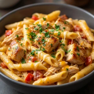 The Ultimate Comfort: Slow Cooker Cheesy Chicken Penne | Easy Crockpot Pasta Dinner