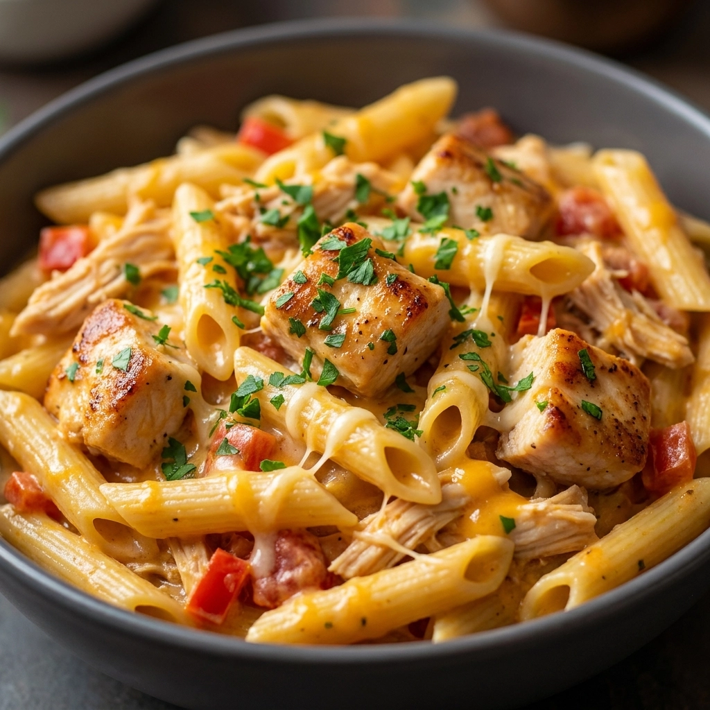 The Ultimate Comfort: Slow Cooker Cheesy Chicken Penne | Easy Crockpot Pasta Dinner