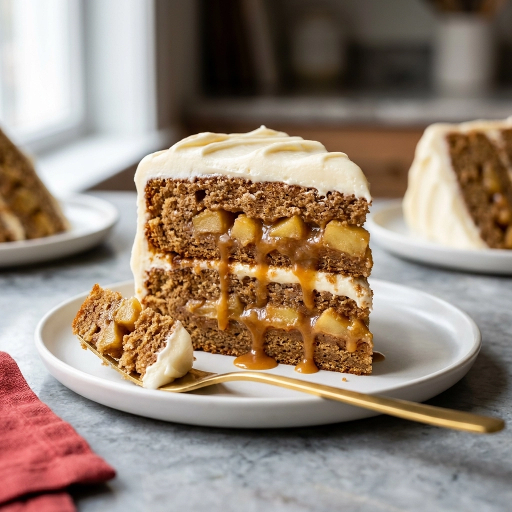 The Definitive Salted Caramel Apple Cake | Easy Fall Dessert Recipe
