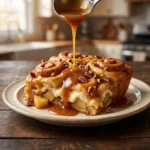 The Ultimate Caramel Apple Cinnamon Roll Dump Cake | Easy Fall Dessert Recipe
