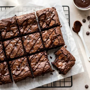 Double Chocolate White Bean Brownies | Healthy Fudgy Chocolate Dessert
