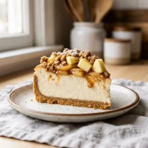 Heavenly Apple Crisp Cheesecake – A Sweet Fall Delight! | Easy Fall Dessert