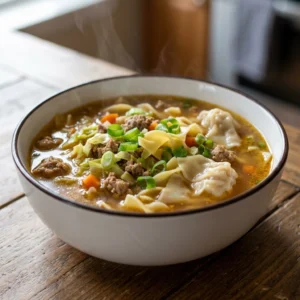 The Ultimate Egg Roll in a Bowl Soup Adventure | Healthy Keto Asian Soup