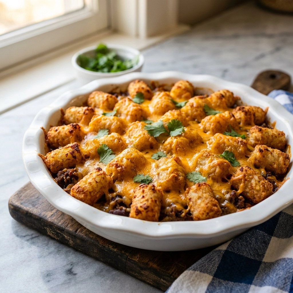 Cowboy Casserole: A Hearty Family Favorite | Easy Ground Beef Casserole Recipe