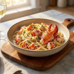 The Ultimate Creamy Lobster Pasta with Garlic Butter Sauce | Easy Seafood Dinner