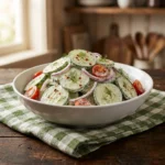 The Ultimate Creamy Cucumber Salad: A Refreshing Summer Classic | Easy Side Dish