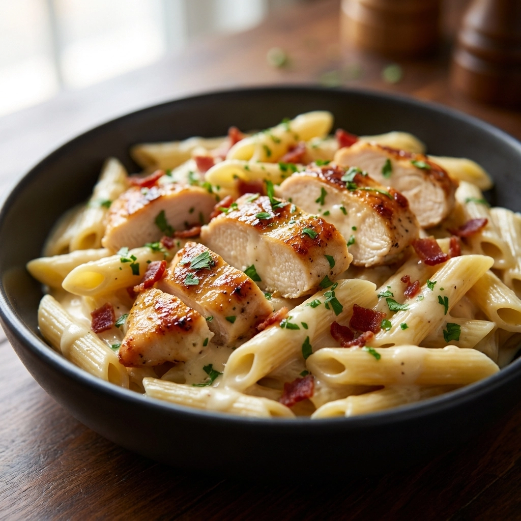 The Ultimate Comfort: Slow Cooker Cheesy Chicken Penne | Easy Crockpot Pasta Dinner