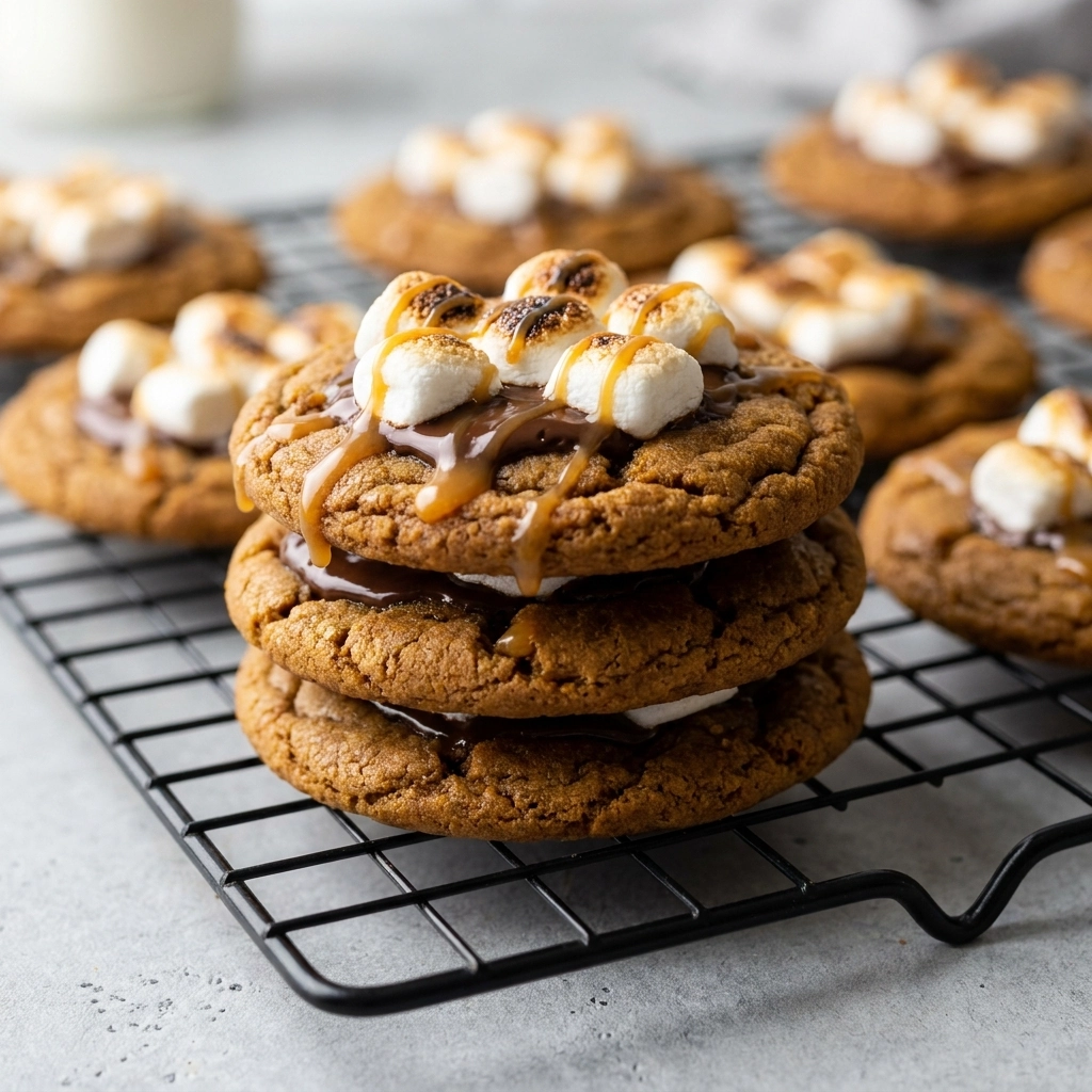 Irresistible Pumpkin S’mores Cookies for Fall Delight | Easy Pumpkin Cookie Recipe