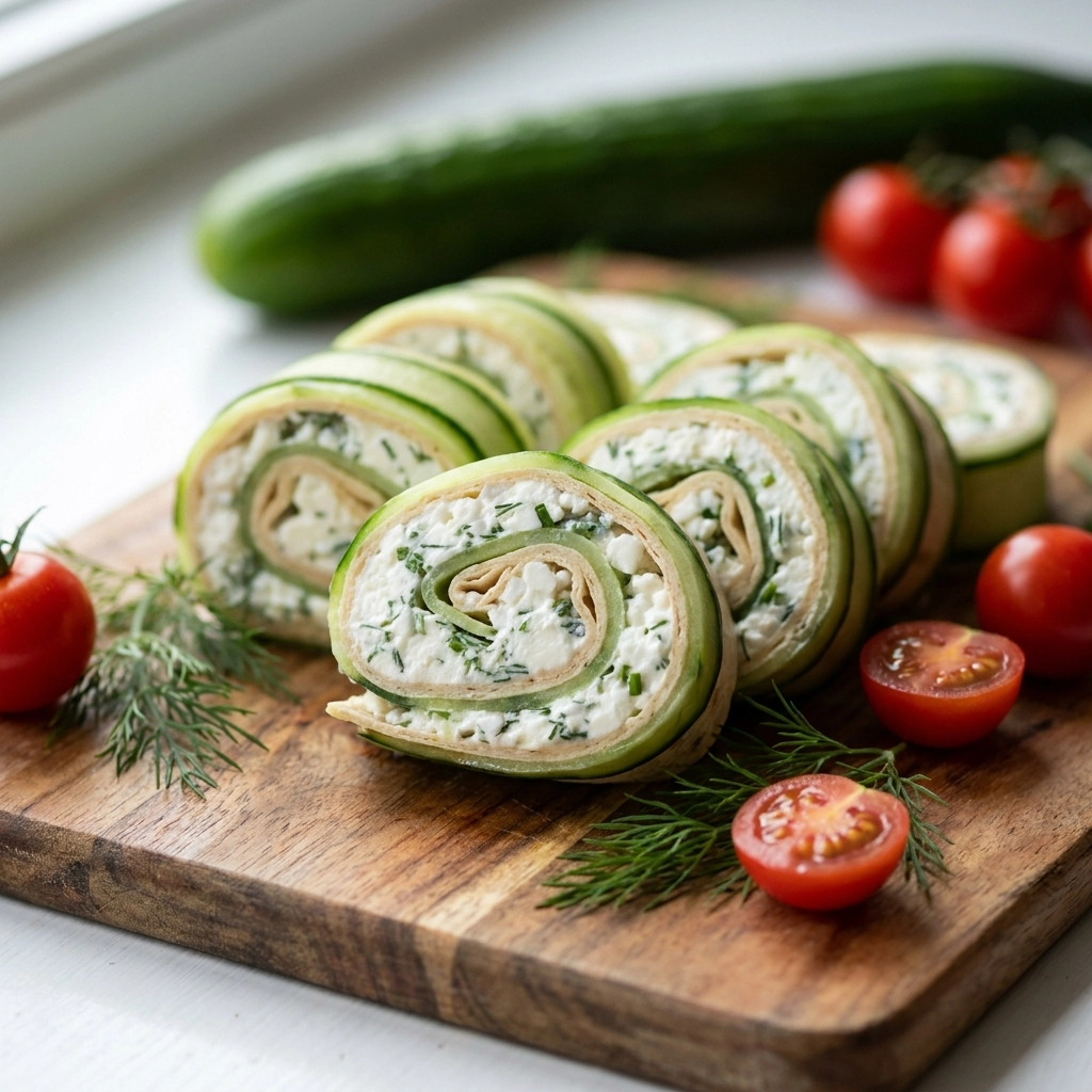 Refreshing Cucumber Cottage Cheese Wraps: A Low-Carb Delight | Healthy Snack Ideas
