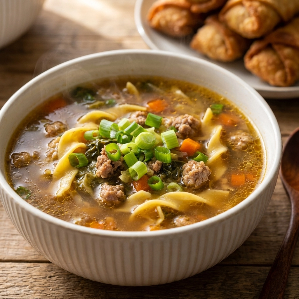 The Ultimate Egg Roll in a Bowl Soup Adventure | Healthy Keto Asian Soup