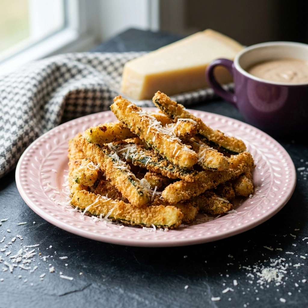 The Ultimate Air Fryer Zucchini Fries: Crispy, Golden & Guilt-Free! | Easy Healthy Snacks