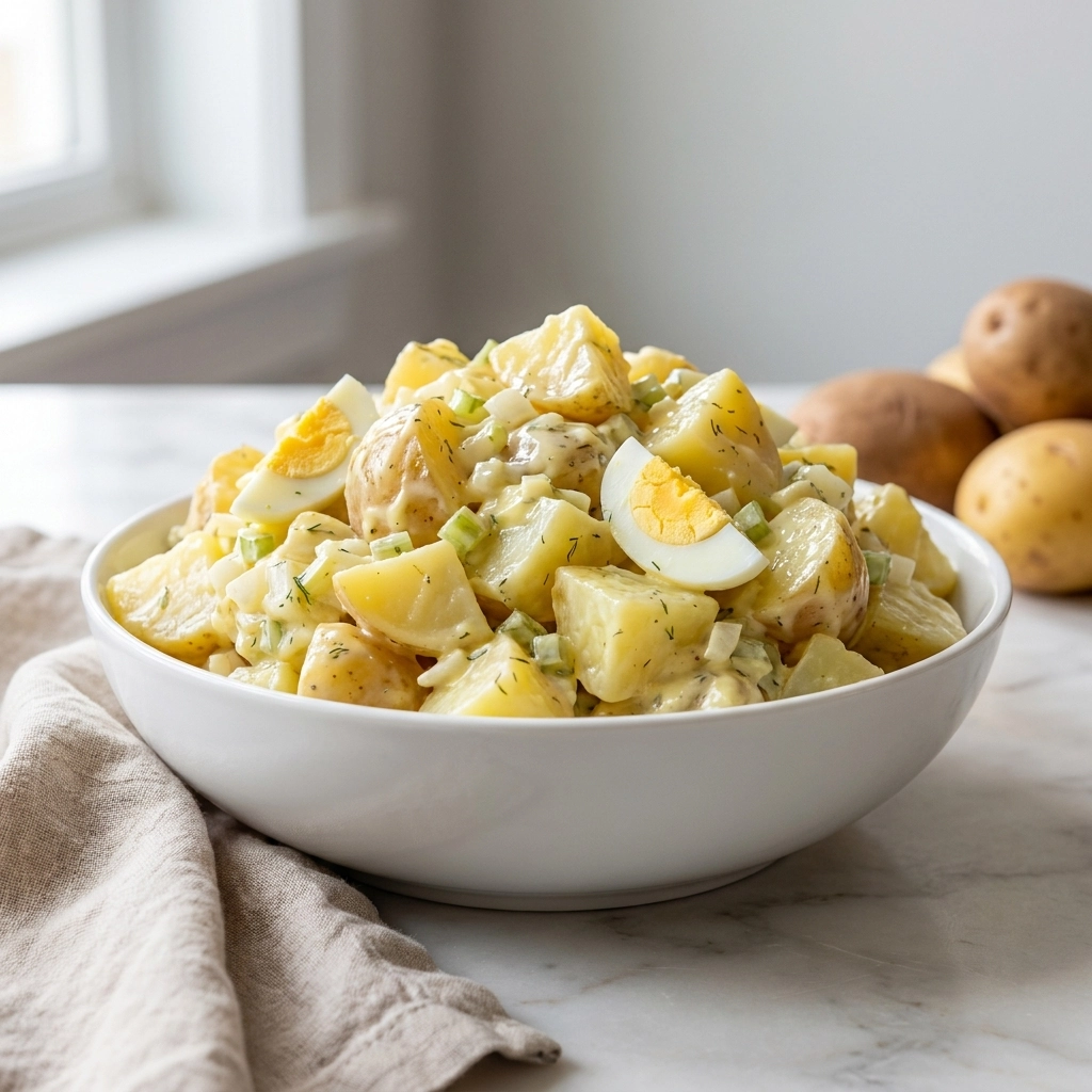 Authentic Amish Potato Salad with Cooked Dressing | Old Fashioned Potato Salad Recipe