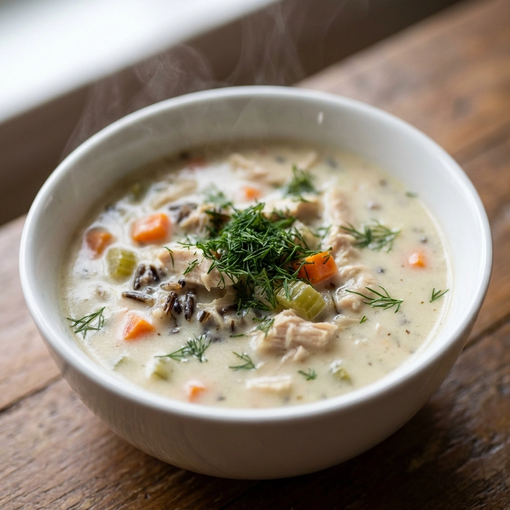 Creamy Chicken Wild Rice Soup | Hearty Healthy Winter Comfort Food Recipe