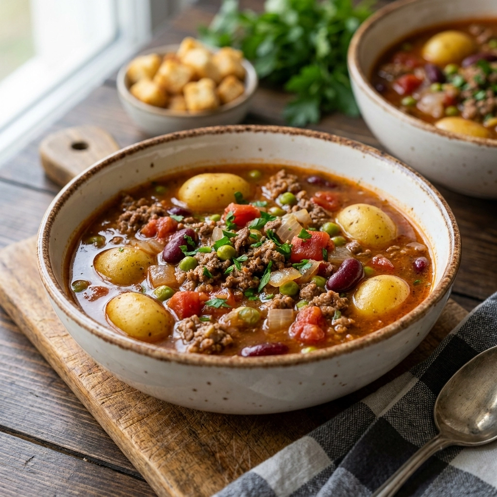 Cowboy Soup Recipe: A Warm Hug in a Bowl | Hearty Beef and Bean Stew